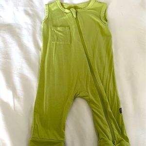 Kyte sleeveless zippered romper